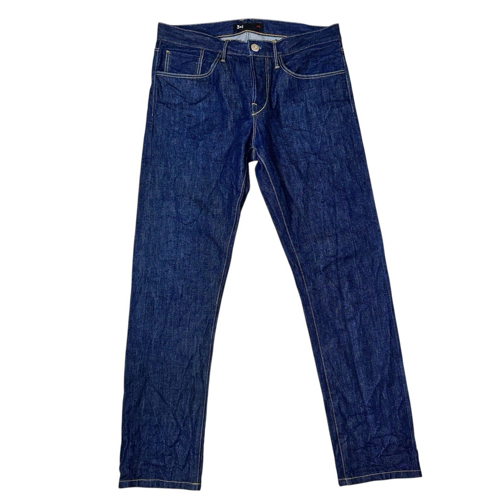 3x1 NYC M3 Jeans Slim Fit Blue Men 31 Fits 32x29 USA Selvedge (Japan Kiahara)